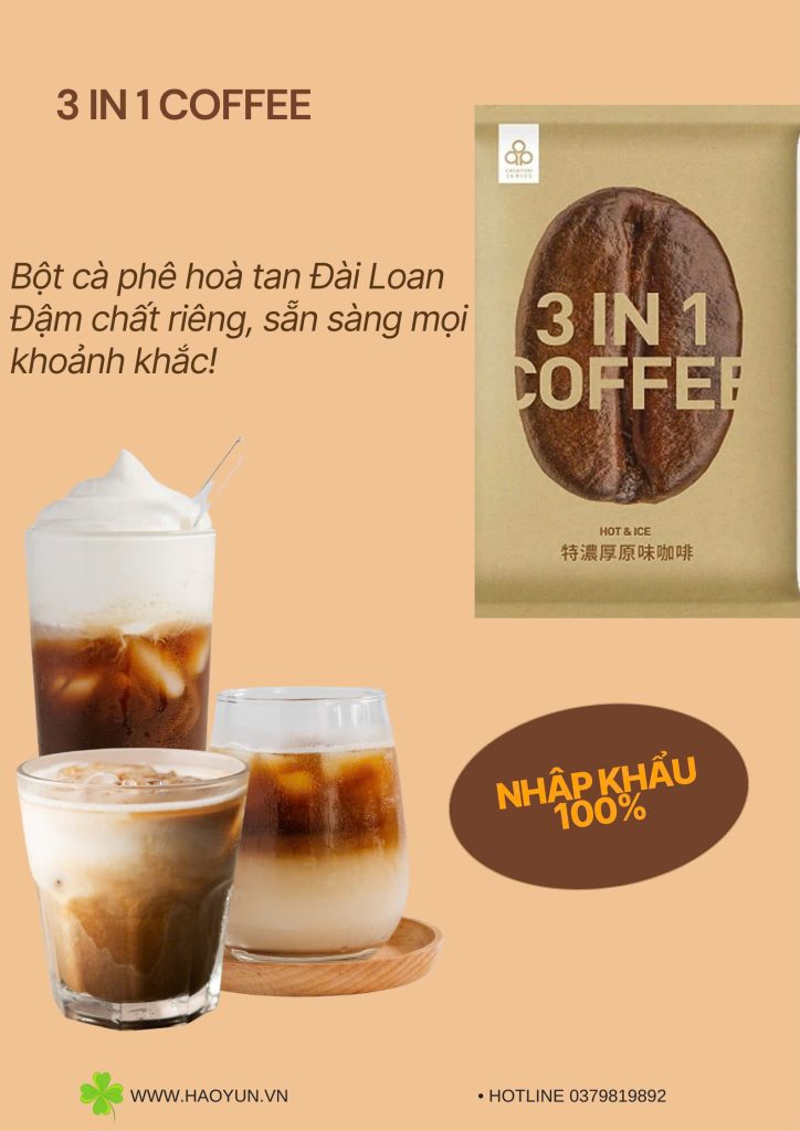 Bột vị Cafe 3 in one